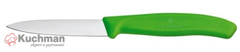 Victorinox Swiss Classic Nóż do jarzyn, gładki, 8 cm, zielony