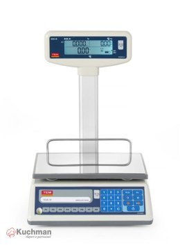 Waga kalkulacyjna LCD z wysięgnikiem i legalizacją, seria EGE, 15 kg