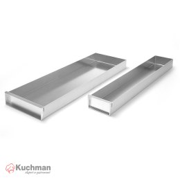 Blacha aluminiowa cukiernicza - zamykana 580x100x(H)50