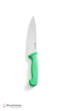 Nóż kucharski HACCP - 180 mm, zielony