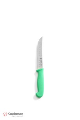 Nóż uniwersalny długi HACCP - 130 mm, zielony