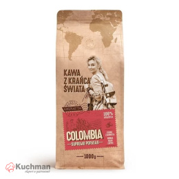 Kawa z krańca świata Vaspiatta Colombia Supremo Popayam 1kg 100% Arabica