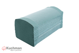 Ręcznik składany ZZ zielony makulatura 1-w 20x200