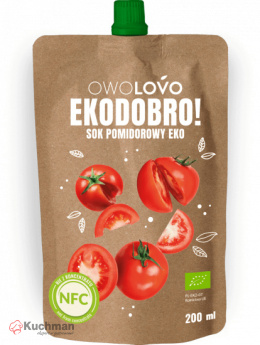 EKO POMIDOR Sok pomidorowy łagodny EKO 200ml