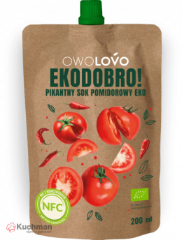 EKO POMIDOR Sok pomidorowy pikantny EKO 200ml