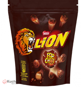W afelki w czekoladzie Lion Pop Choc 140g
