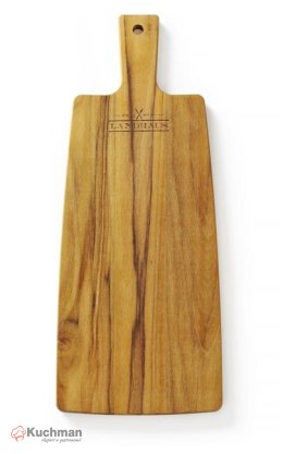 Deska do krojenia Landhaus z drewna tekowego 340x230x(H)15