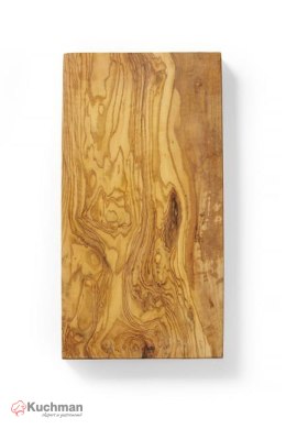 Deska do serwowania z drewna oliwnego, prostokątna 350x180x(H)18