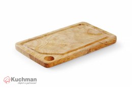 Deska do serwowania z drewna oliwnego, HENDI, 335x205x(H)25mm
